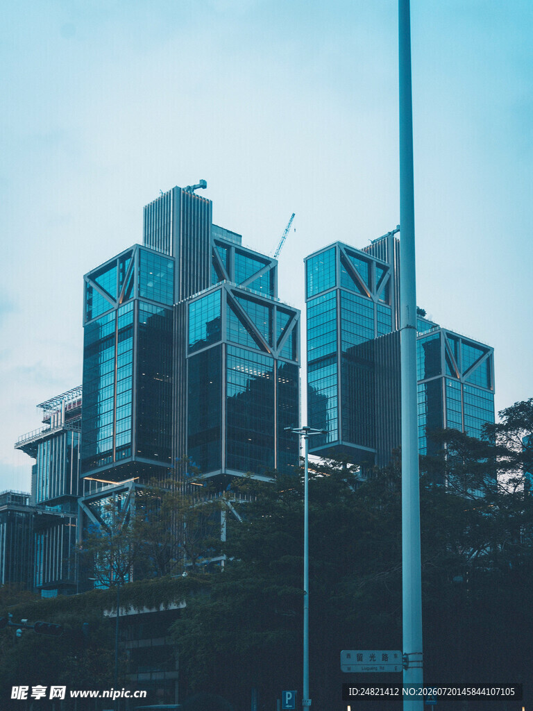现代都市高楼建筑景观