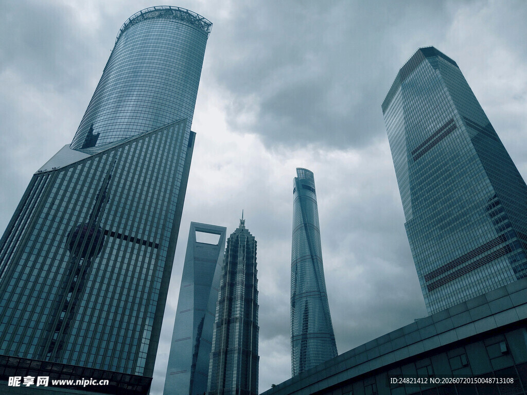 都市摩天大楼景观