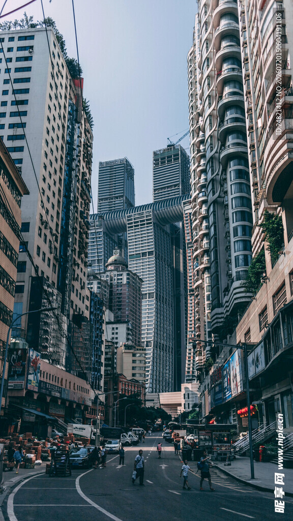 都市繁华街道景象