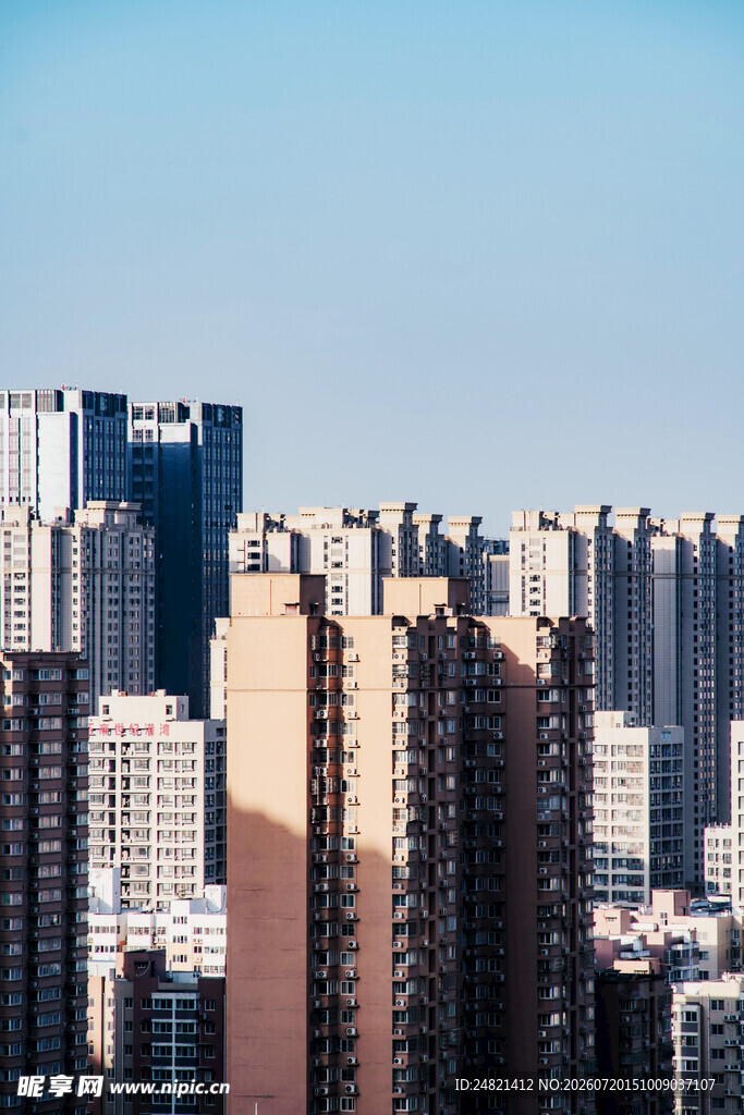 城市高楼林立景观