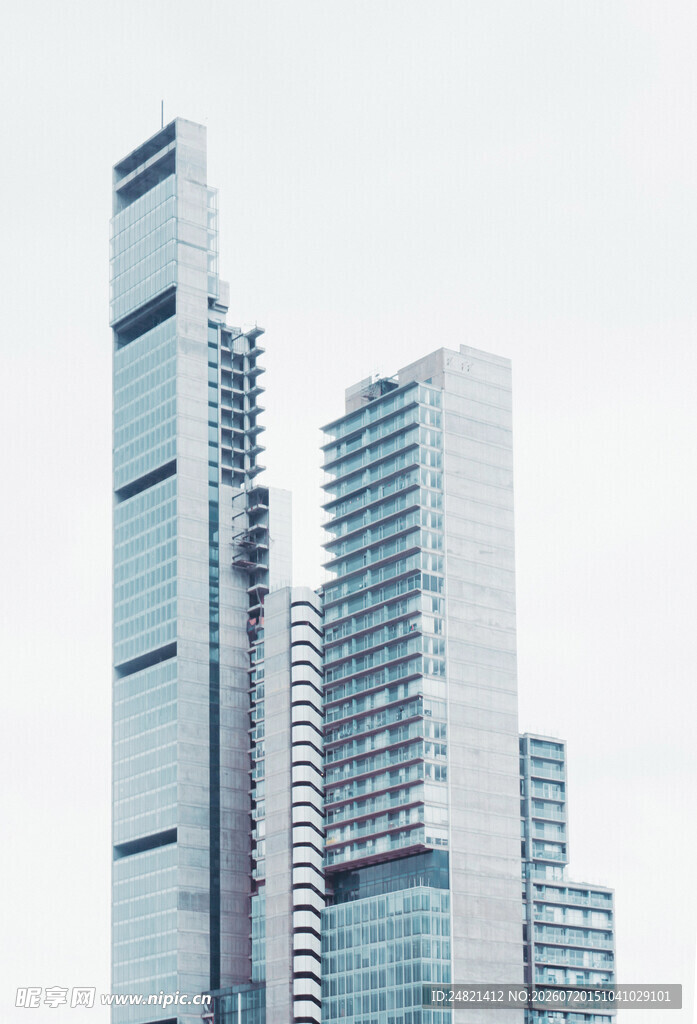 现代都市摩天大楼景观