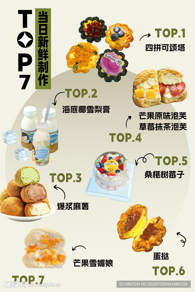 烘焙蛋糕甜品
