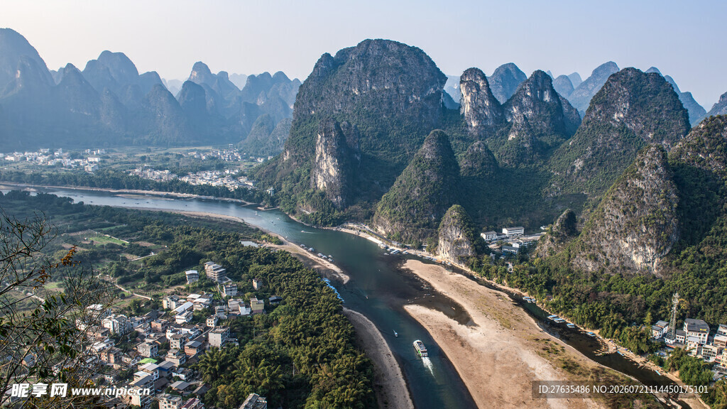 漓江山水风光航拍美景