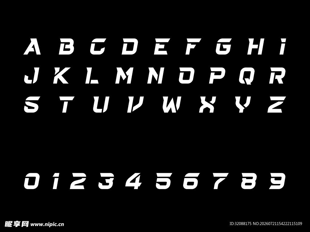 英文字母造型