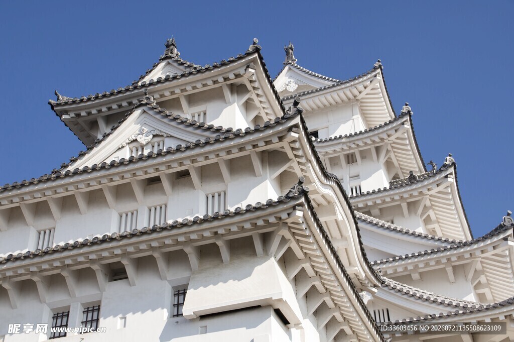 姬路城建筑特写