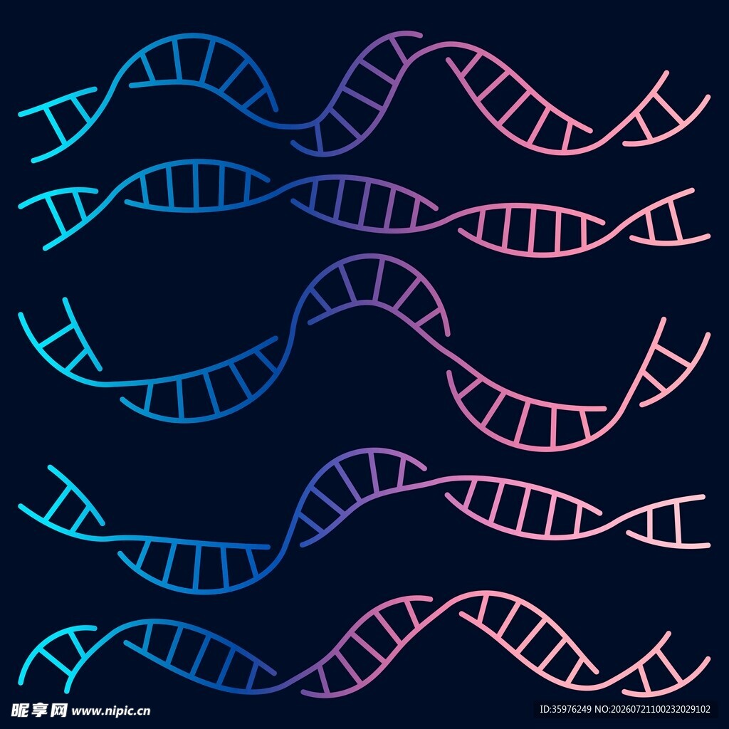 渐变 DNA 背景
