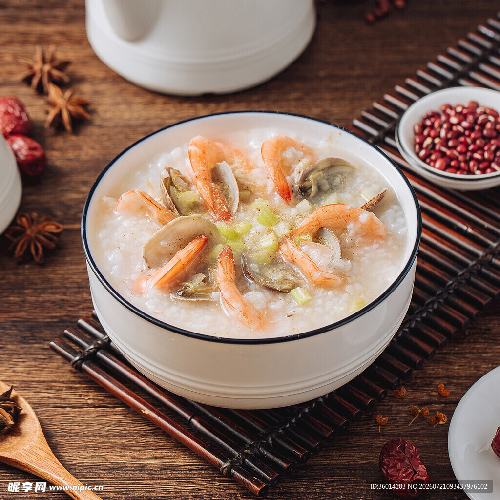 海鲜粥鲜香美味的味蕾盛宴