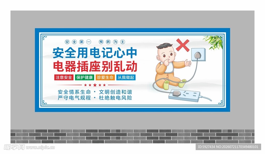安全用电展板