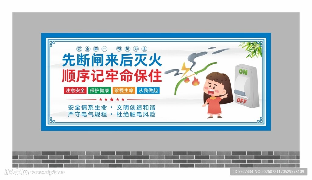 安全用电展板