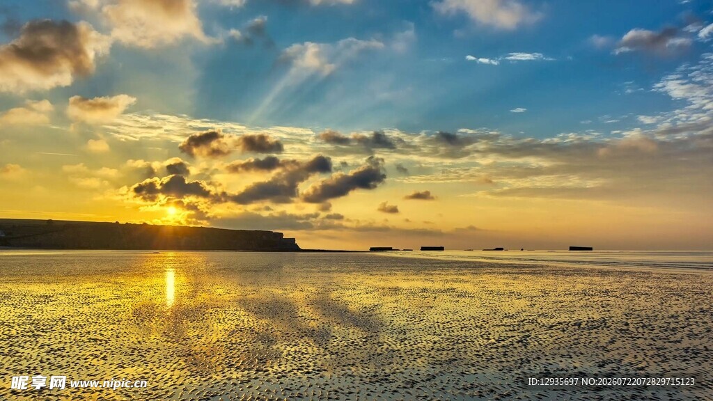 宁静海面美景
