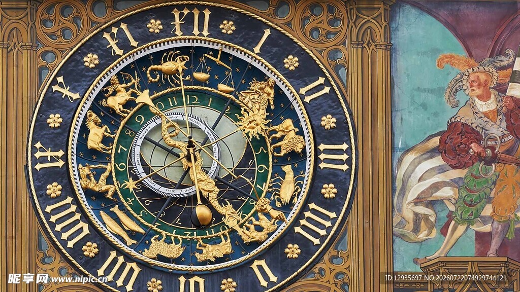 复古天文钟