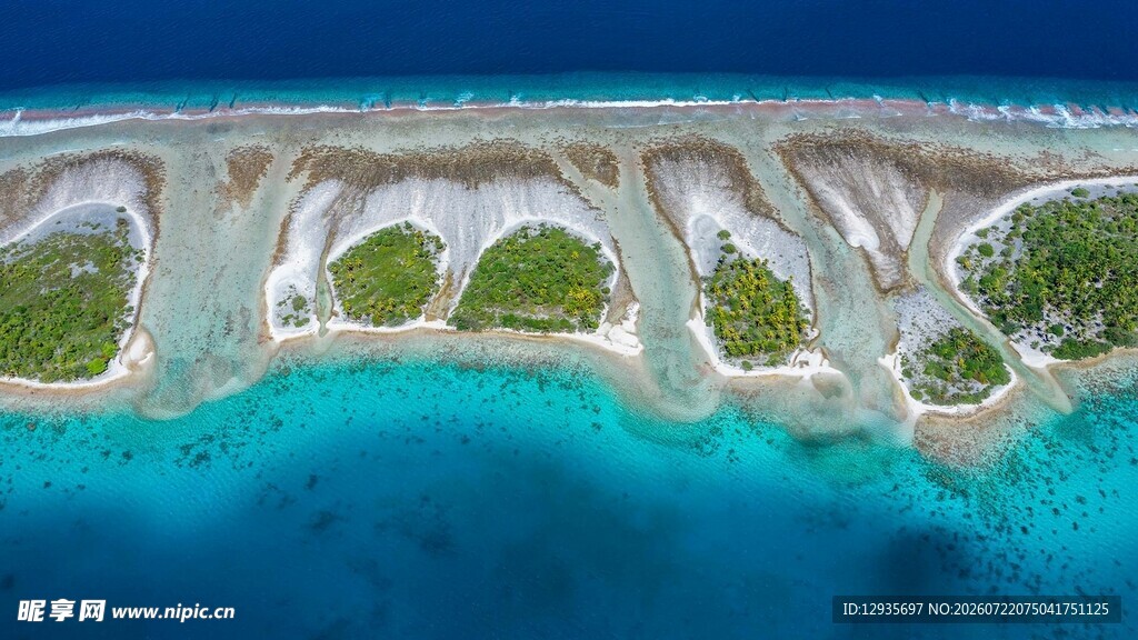 美丽海岛俯瞰