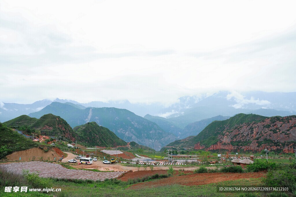 山间田园风光美景