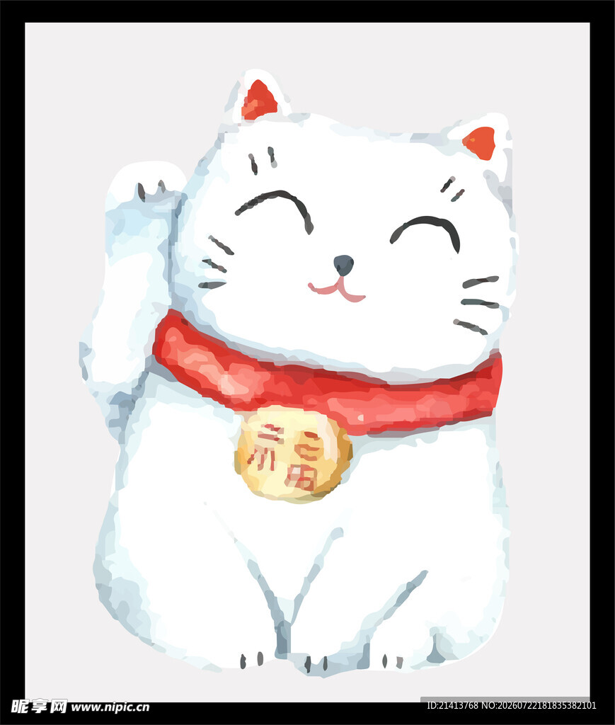 招财白猫