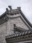 中式古建筑屋顶精美一角