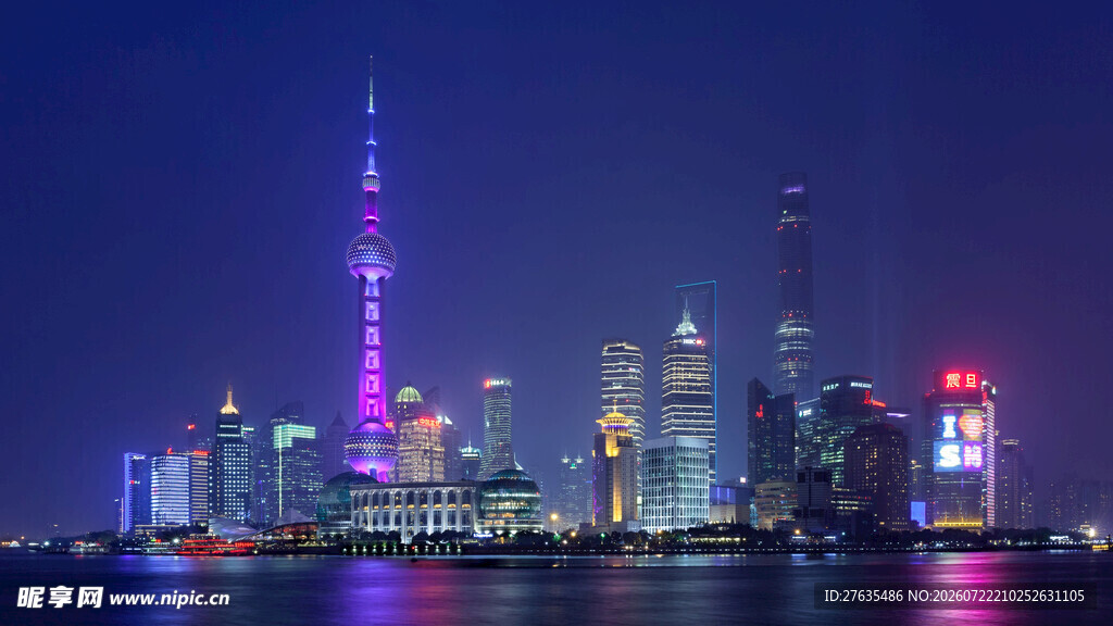 上海外滩璀璨夜景