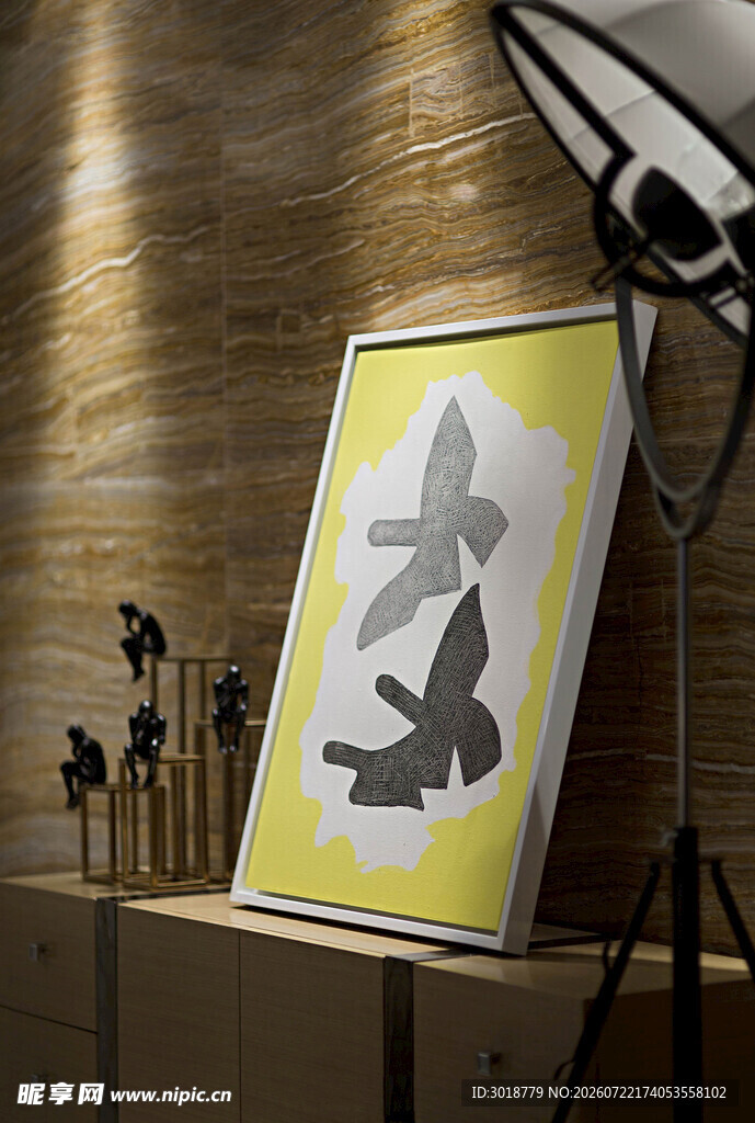 简约风室内装饰画展示