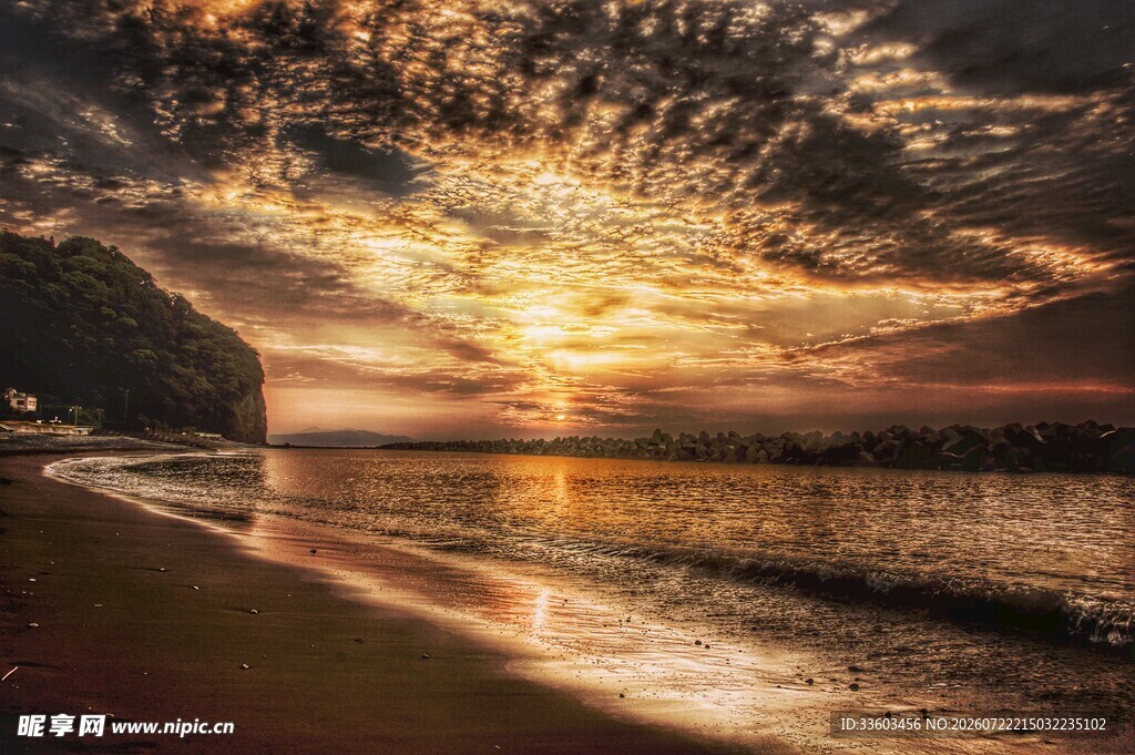 海边日落美景