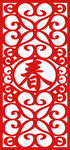 红色新春剪纸图案