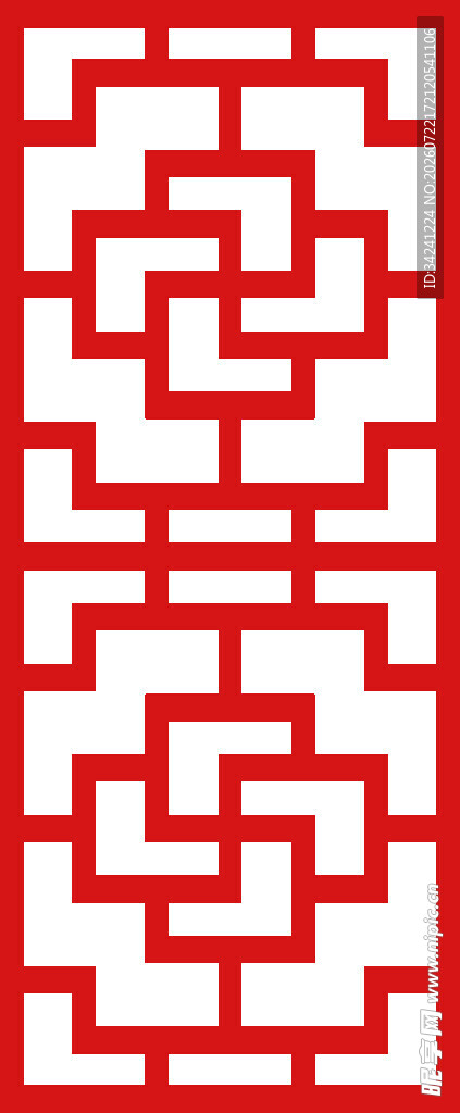 中式传统几何花纹图案