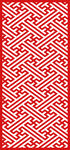红色几何纹理图案