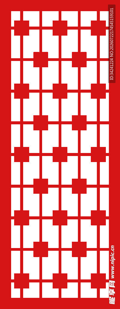 红色几何图案装饰纹理