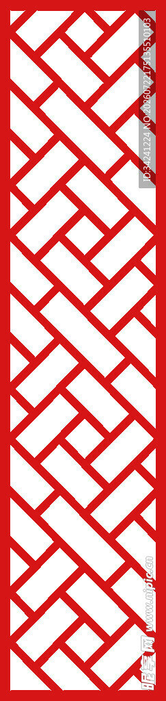红色几何编织图案纹理