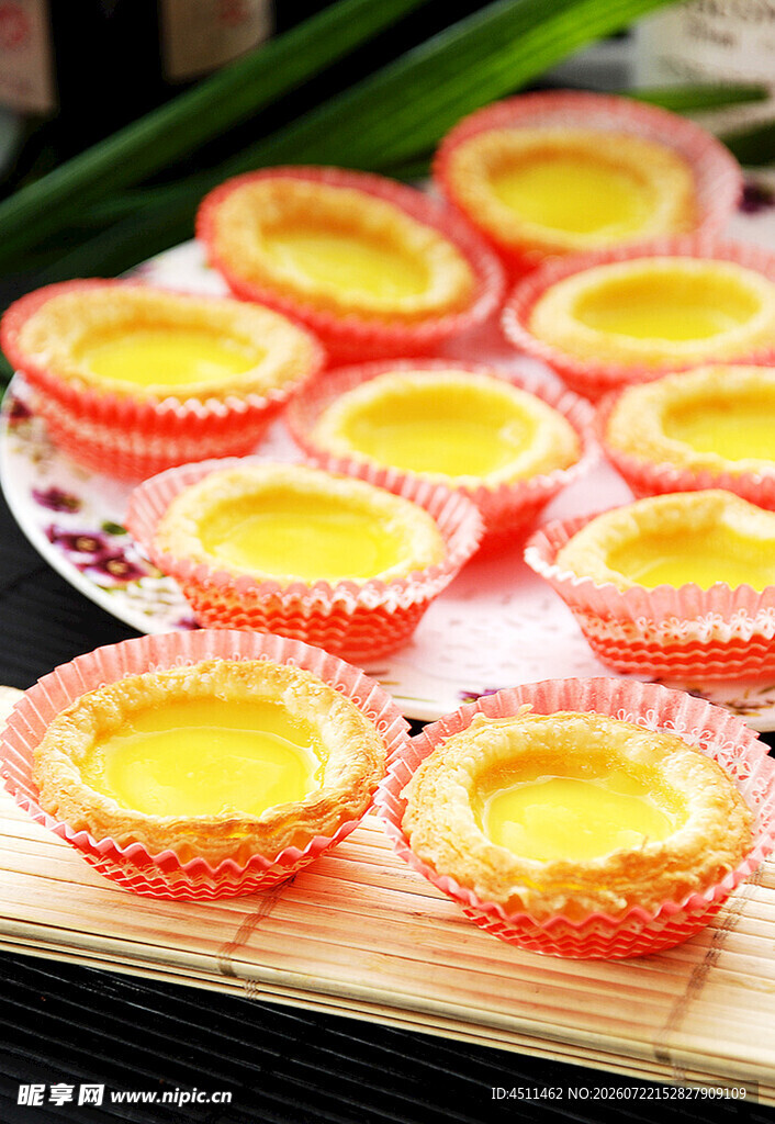 美味诱人的港式蛋挞