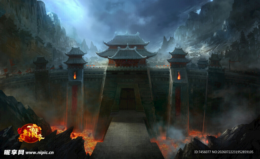 奇幻古风仙侠场景