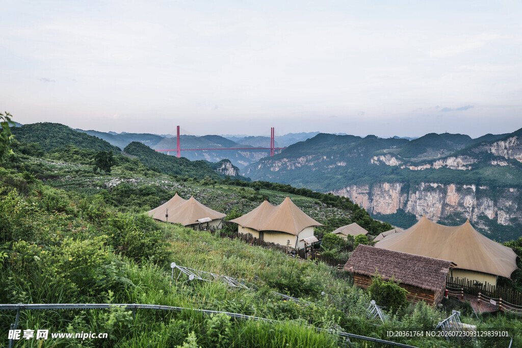 山间村落景观