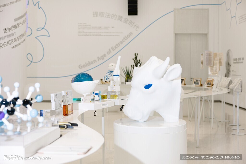 创意独角兽与多彩展品展示
