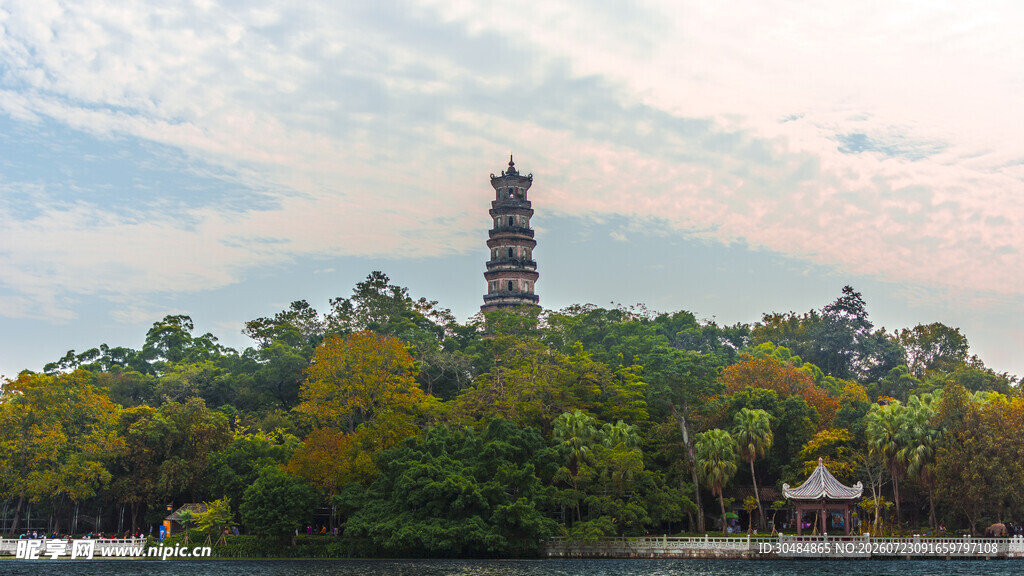 广东惠州西湖泗州塔