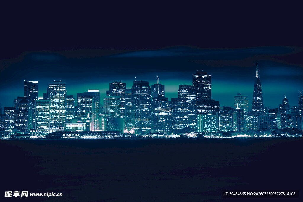 璀璨都市夜景