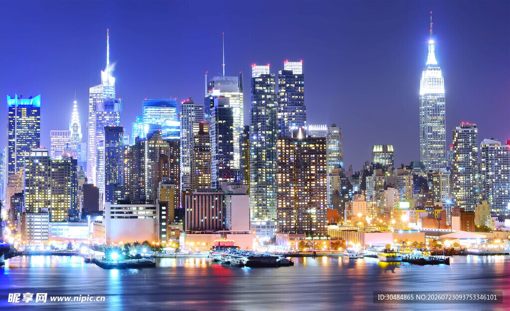 纽约璀璨夜景