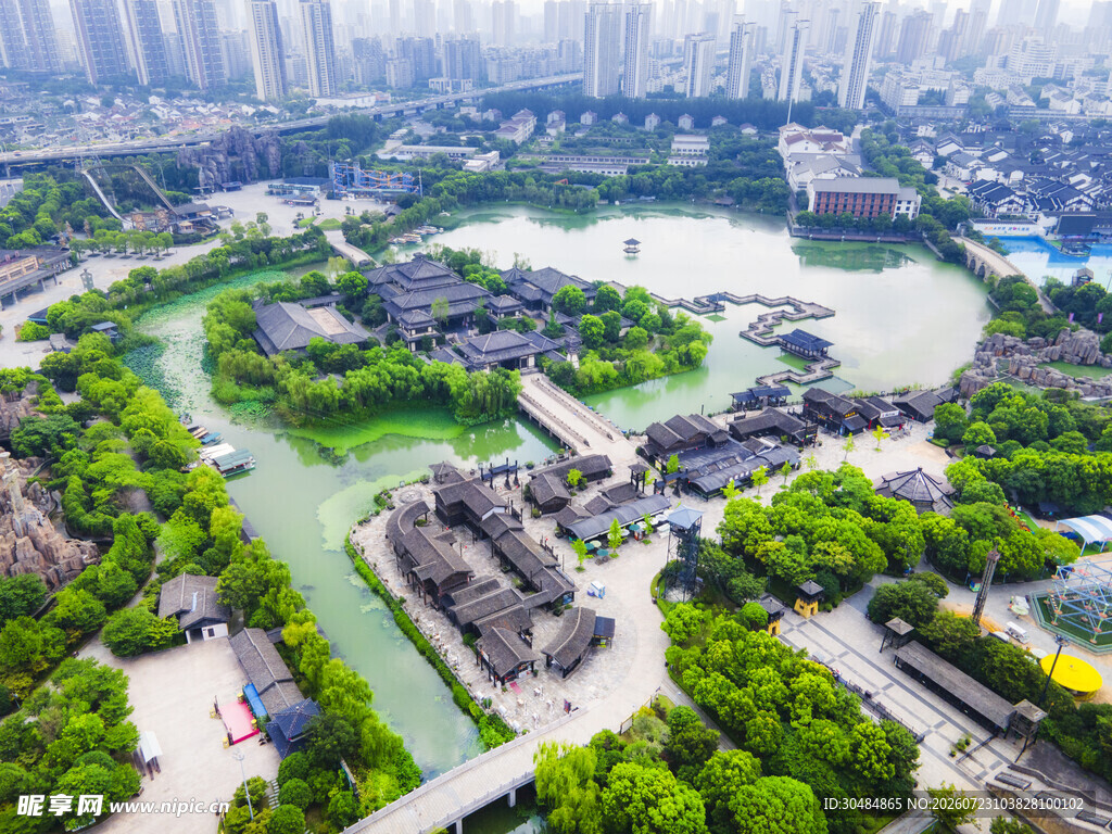 春秋淹城景区古建筑