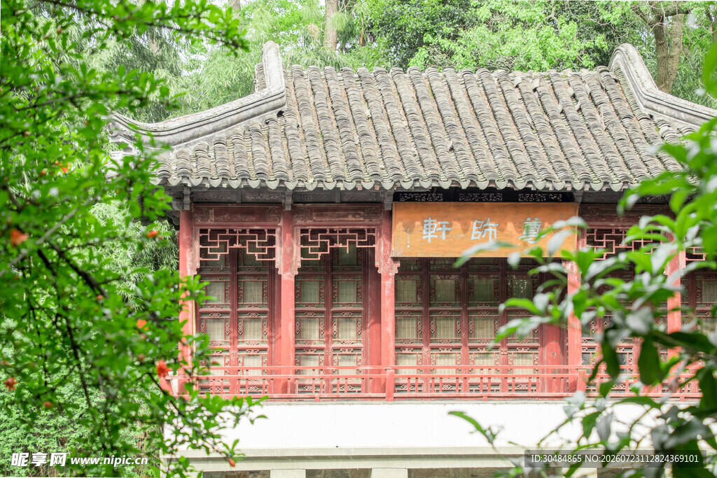 水上园林亭子亭榭建筑