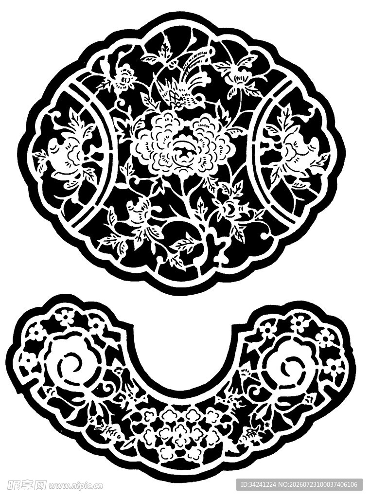 中式传统花纹图案设计