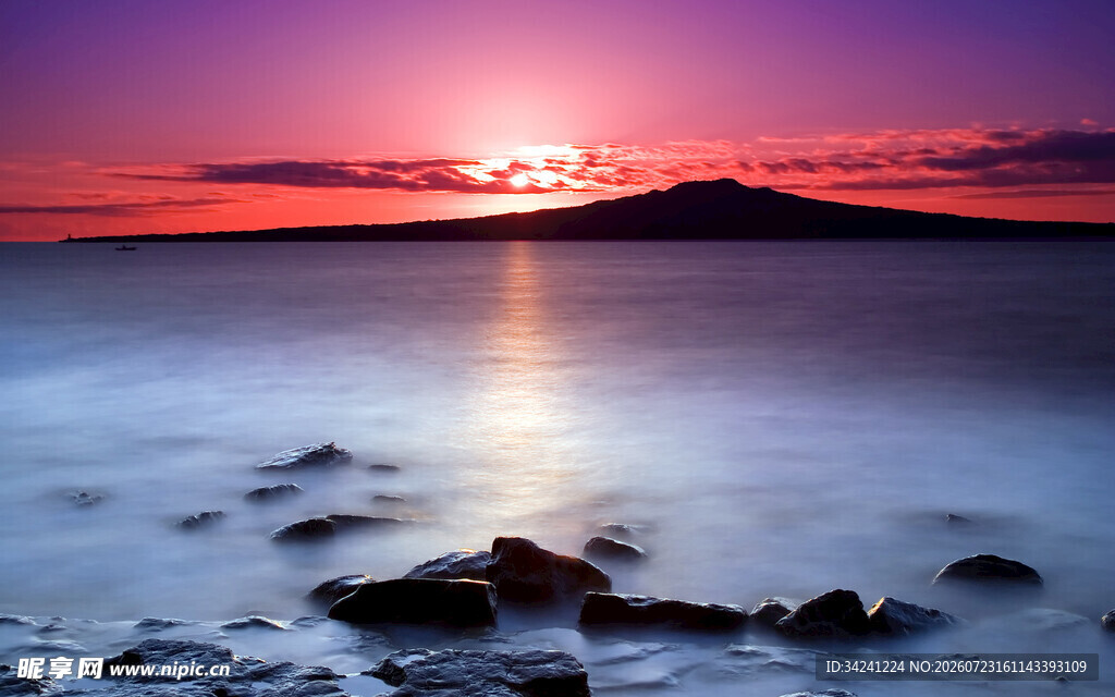 海边日落美景