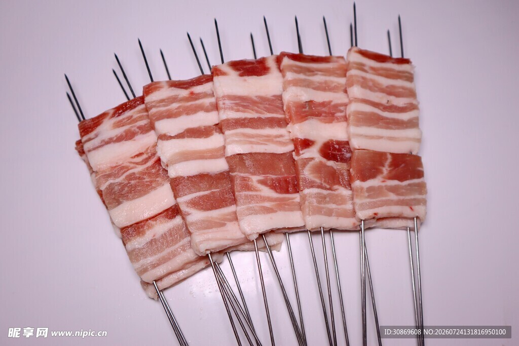原切五花肉串