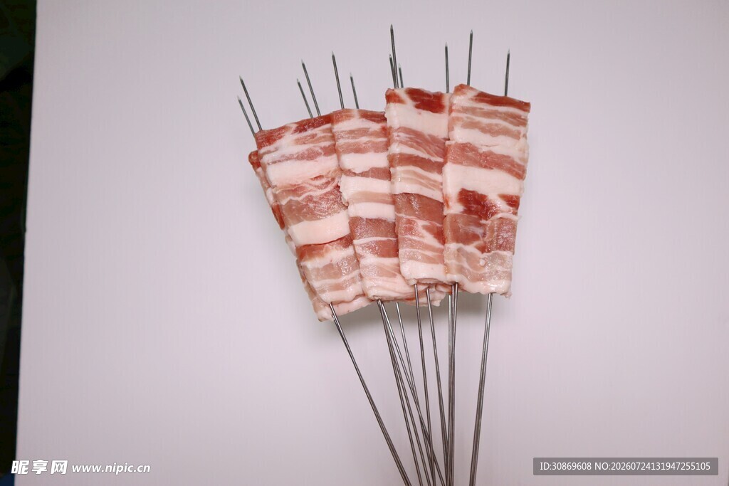 原切五花肉串