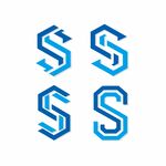 S字母标志模板