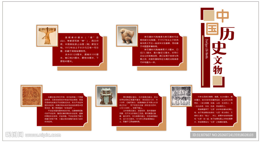中国历史文化文化墙 传统文化