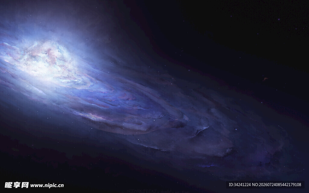 神秘绚丽的星系景观