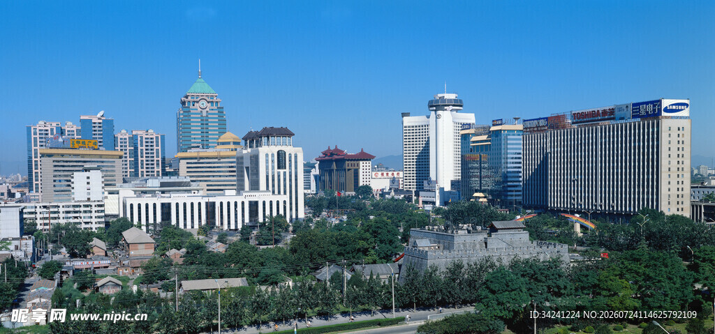 城市天际线景观