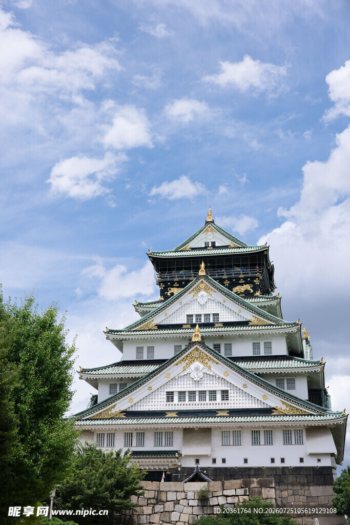 大阪城天守阁壮丽景观
