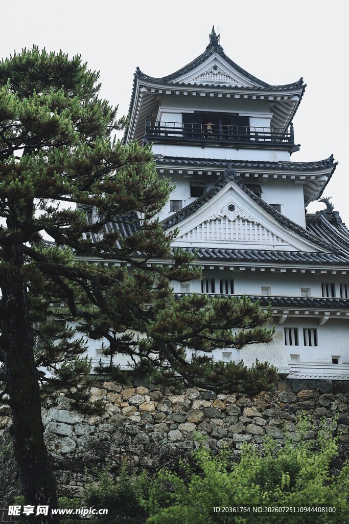 日本传统城堡建筑景观