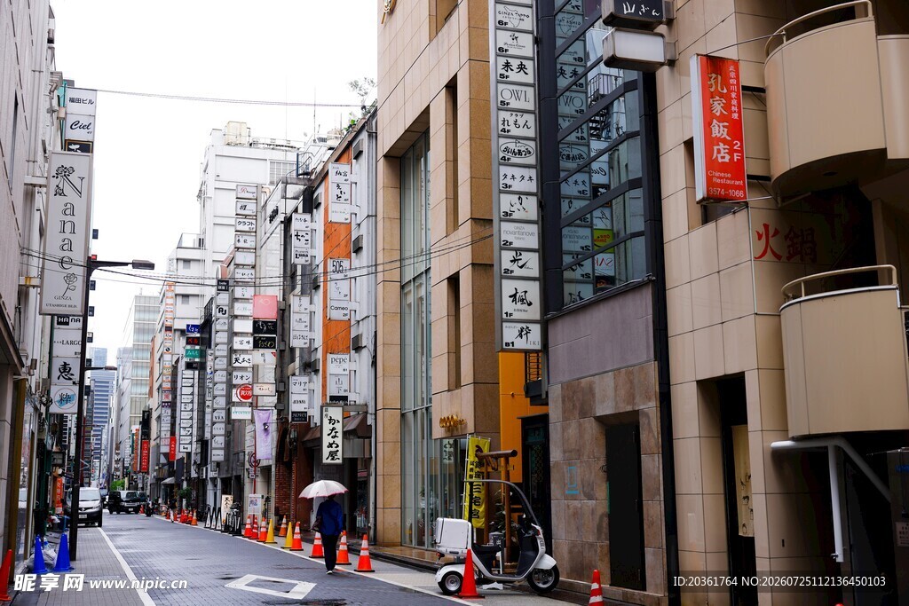 日本城市街道景象