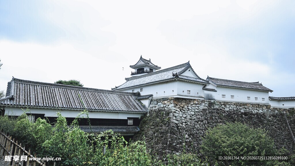 日本传统城堡建筑景观