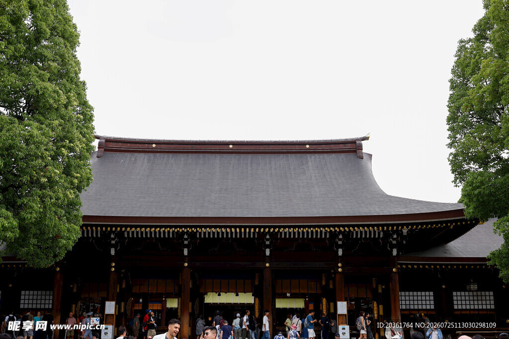日本传统寺庙建筑景观