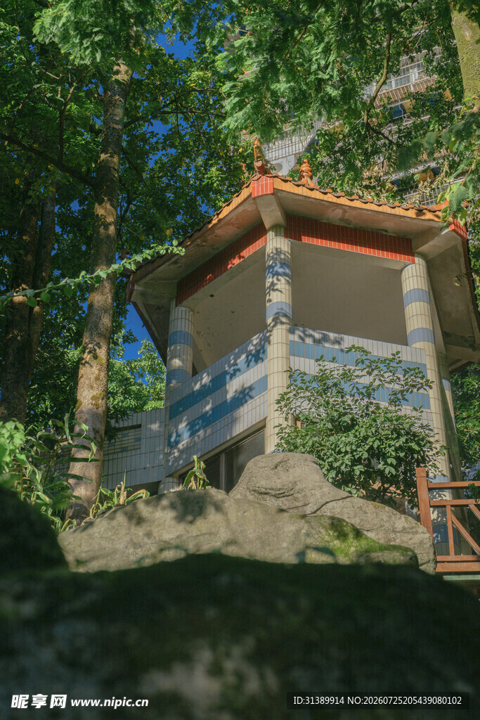 林间彩顶小屋